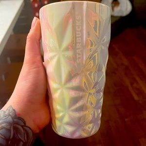Starbucks Glass Tumbler - Iridescent